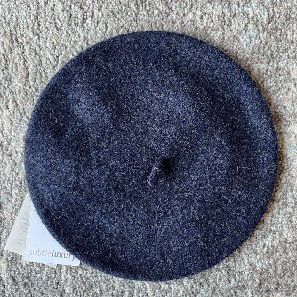 Subtle Luxury 100% wool beret